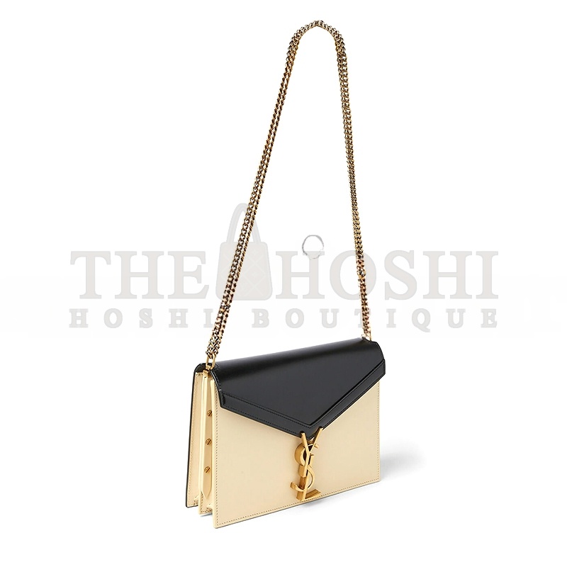 Y51 CASSANDRA MEDIUM CHAIN BAG IN BOX Sa1nt Lau*nt LEATHER 53275016C7W1089 (22*16.5*5.5cm) Master Quality